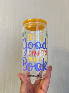 It's a Good Day to Read a Book (A) | Beer Glass Tumbler